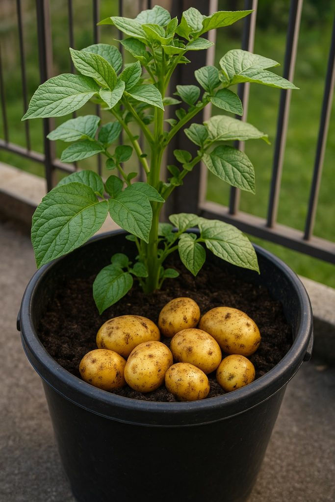 How to Grow Potatoes in Buckets