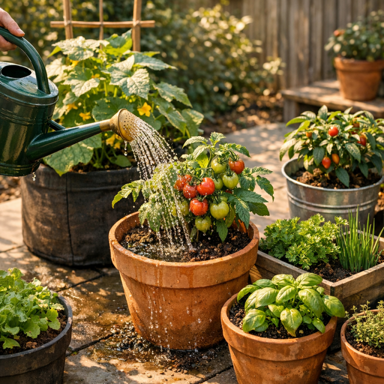 How Often Should You Water Container Plants in Hot Weather?