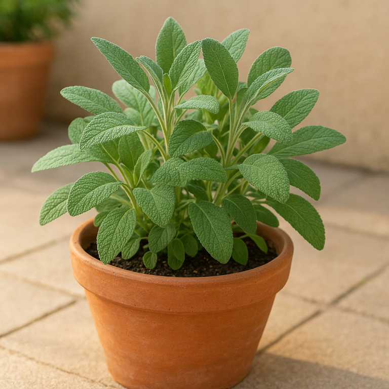 How to Grow Sage in Pots Without Woody Stems, Root Rot, or Sparse Growth