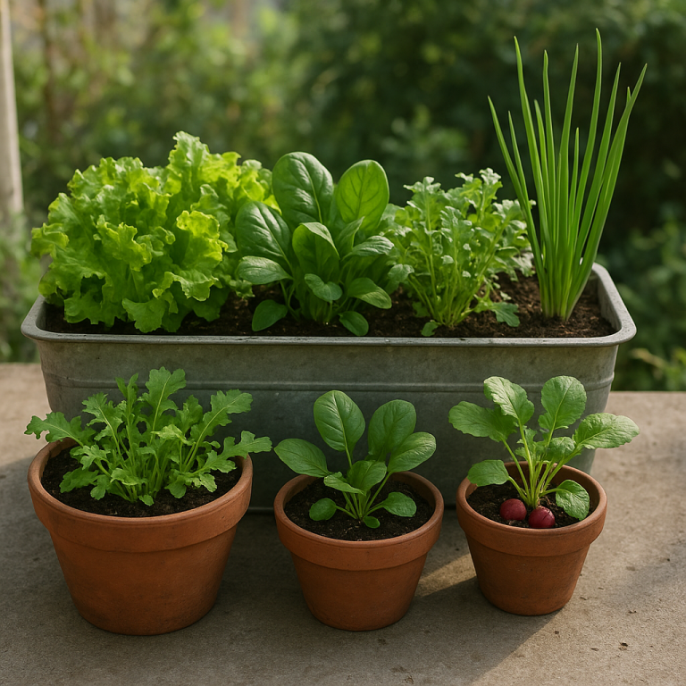 How to Start a Container Salad Garden Without Crowding, Bolting, or Wasted Space