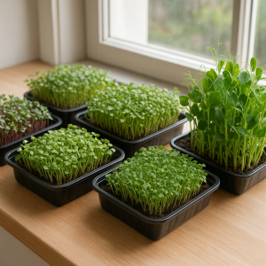 How to Grow Microgreens Indoors Without Mold, Leggy Growth, or Sour Smells