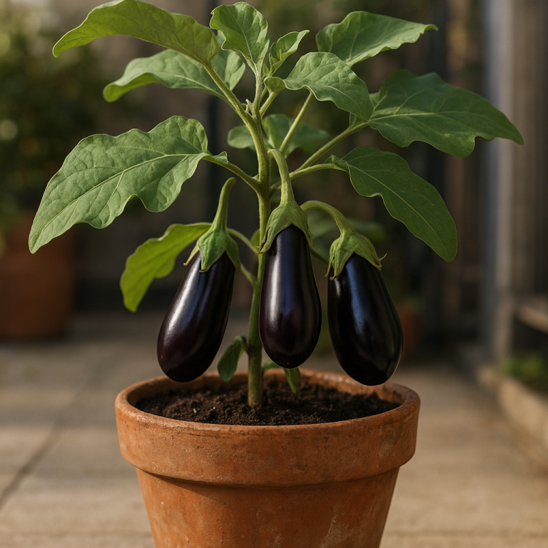 How to Grow Eggplant in Pots Without Flea Beetles, Blossom Drop, or Tough Seedy Fruit
