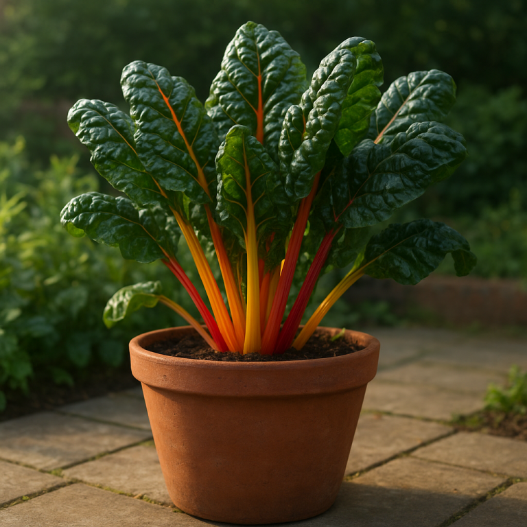 How to Grow Swiss Chard in Pots Without Leaf Miner Damage, Bolting, or Ragged Leaves