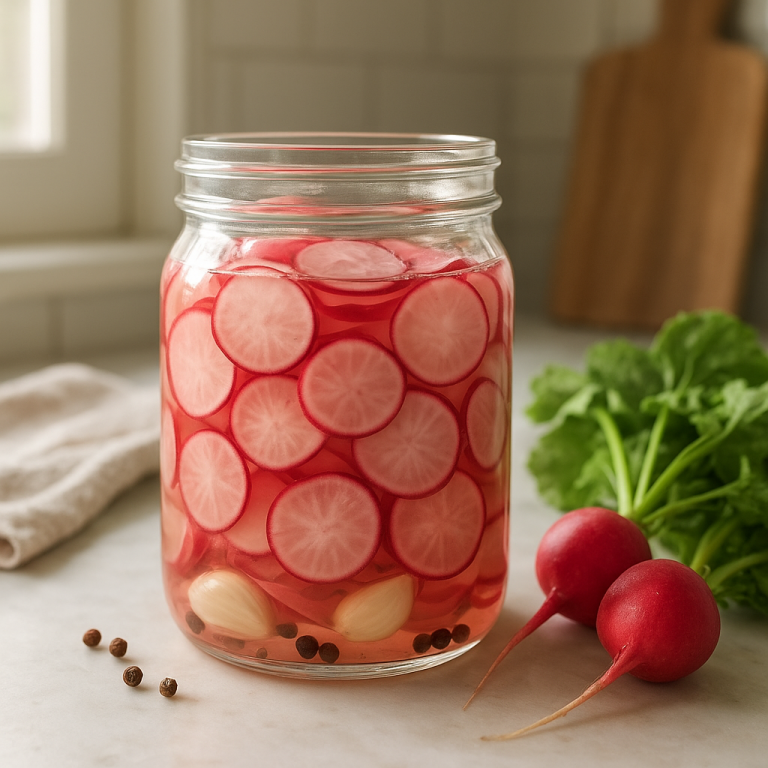 Quick-Pickled Radishes Are the Sharpest Way to Use a Spring Bunch